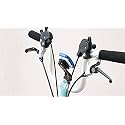 Trigo Phone + Bike Computer Holder for BROMPTON (Blue/Silver/Purple/Black) (Black)