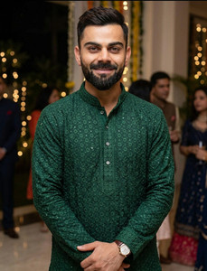 TRIGUNA Embellished Viscose Rayon Straight Kurta for