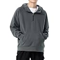 Trillion Half Zipper Hooded Sweatshirt for Men