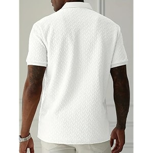 Trillion Jaqquard Mens Polo T Shirt for