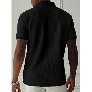 Trillion Jaqquard Mens Polo T Shirt for
