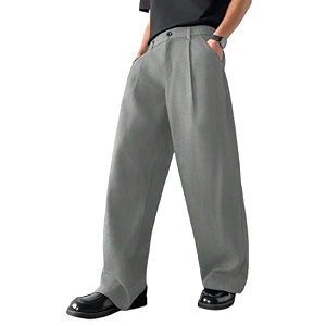Trillion Mens Formal Pant Stylish High-Waist Straight