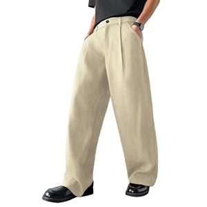 Trillion Mens Formal Pant Stylish High-Waist Straight