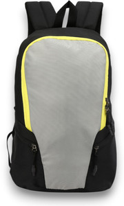 trillium small 18 l laptop backpack backpack high quality stylish casual bag 1056 black grey