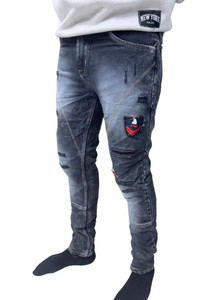 Trimted Slim Men Dark Blue Jeans