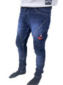Trimted Slim Men Dark Blue Jeans