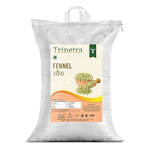 trinetra saunf fennel seeds  flavorful spice amp mouth freshener  1kg each pack of 5 5000 g