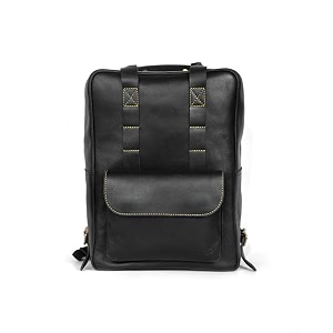 genuine leather motorcycle eastwood backpack pannier  side saddle bag for bike  tailbag  travel backpack  with soft suede leather laptop sleeve amp rain cover