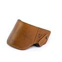 Trip Machine Company Genuine Leather Boots/Shoe Protector Slip On for Motorcycle | Anti-Slip Gear Shift Pad/Protector for Motorcycle/Bike | Easy to Wear Vintage Tan