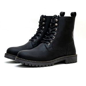 trip machine company premium leather men39s motorcycle riding boots - derby  3 point protection  ankle toe amp heal protectors  ce certified  light weight  anti slip sole  lifestyle boots