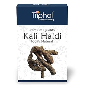 triphal brand kali haldi or black turmeric or narkachur or narkachoor  raw and natural 100 grams