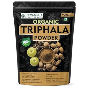 triphala powder 900g  organic ayurvedic digestive cleanse  supports gut health amp detox  amla haritaki bibhitaki blend  pure amp natural herbal powder 