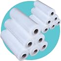 Triplast Pallet Stretch Wrap Roll (400mm x 250m) - Pick Qty &amp; Colour - Heavy Duty Plastic Luggage Shrink Wrap &amp; Strong Industrial Cling Film for Removals &amp; Warehouse Packaging Use (Clear, 12 Rolls)