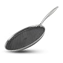 Triply Stainless Steel Honeycomb Non Stick Dosa Tawa - 29 cm | 4 mm Thick | Non-Stick Resistant Surface | Metal Spatula Safe | Induction &amp; Gas Compatible | PFOA-Free