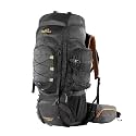 Tripole Walker Pro Metal Frame Rucksack with Rain Cover for Trekking &amp; Travel | Front Opening | Laptop Sleeve | Men &amp; Women | 5 Year Warranty (80L, Black)