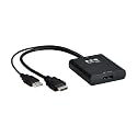 TRIPP LITE 8K Male-to-Female HDMI to DisplayPort Adapter Video Converter, Active Converter, 8K@30Hz, 1-Foot Cable, 7.1 Channel Audio, No Software Needed, 3-Year Warranty (P130-06N-DP-8K)