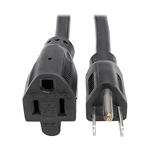 tripp lite power extension cord 13a 16awg nema 5-15p to nema 5-15r 10-ftp024-010-13a