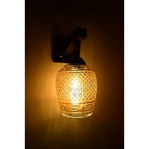 tripping wall lamplight wooden black ambodari white frosted ceramic coating decorative for bedroom living room and all home decor antique lamp shades traditional heritage bulb free art deco