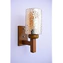 TRIPPING Wall lamp/Light Wooden Black ambodari White Frosted Ceramic Coating Decorative for Bedroom Living Room and All Home Decor Antique Lamp Shades Traditional Heritage Bulb Free (Cape Cod)