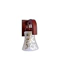 TRIPPING Wall lamp/Light Wooden Black ambodari White Frosted Ceramic Coating Decorative for Bedroom Living Room and All Home Decor Antique Lamp Shades Traditional Heritage Bulb Free (American)