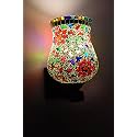 TRIPPING Wall lamp/Light Wooden Black ambodari White Frosted Ceramic Coating Decorative for Bedroom Living Room and All Home Decor Antique Lamp Shades Traditional Heritage Bulb Free (Minimalist)