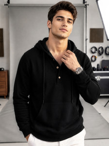 TRIPR Full Sleeve Solid Men Sweatshirt