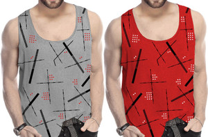 TRIPR Pack of 2 Men Vest