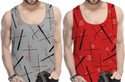 TRIPR Pack of 2 Men Vest