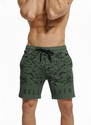 TRIPR Printed Men Dark Green Regular Shorts