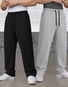 TRIPR Solid Men Black Grey Track Pants