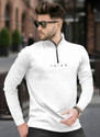TRIPR Solid Men Henley Neck White T-Shirt