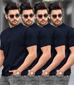 TRIPR Solid Men Multicolor T-Shirt