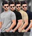 TRIPR Solid Men Multicolor T-Shirt