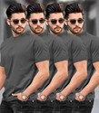 TRIPR Solid Men Multicolor T-Shirt