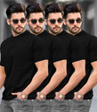 TRIPR Solid Men Round Neck Multicolor T-Shirt