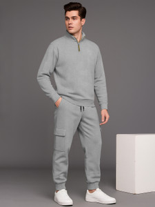 tripr tripr solid men winter track suit solid men track suit