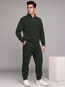 tripr tripr solid men winter track suit solid men track suit