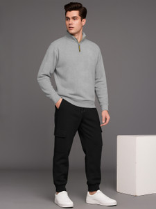 tripr tripr solid men winter track suit solid men track suit