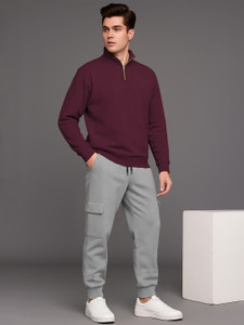 tripr tripr solid men winter track suit solid men track suit