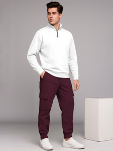 tripr tripr solid men winter track suit solid men track suit