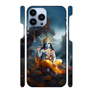 Lord Krishna -Unique Art Printed Hard Mobile