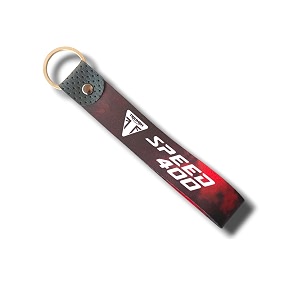 triumph speed 400 25mm ring keychain