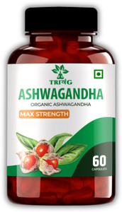 trivang ksm 66 ashwagandha  rejuvenate mind  body  for stress  each capsule 500 mg