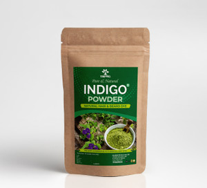 trivang organic indigo powder 100gm for black hair 50 g  indigo mehendi 100 g