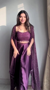 Trivety Embellished Stitched Lehenga with Jacket