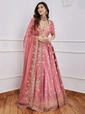 Trivety Embroidered Semi Stitched Lehenga Crop