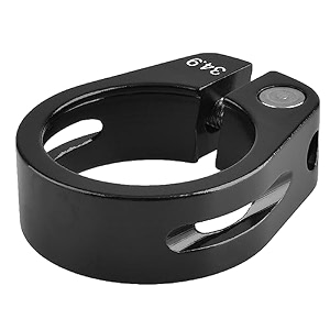 triwonder bicycle seat post clamp bike quick release clamp 286mm 318mm 349mm aluminum alloy seat tube clip black - 349mm