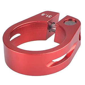 triwonder bike seat post clamp - 286mm 318mm 349mm quick release for mtb road casual bike black 318mm