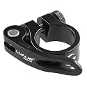 TRIWONDER Bike Seat Post Clamp - 28.6mm, 31.8mm, 34.9mm Quick Release for MTB, Road, Casual Bike (Black, 31.8mm)