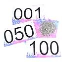 TRIWONDER Race Bibs Running Numbers with Safety Pins, Tyvek 4"x7" Large Numbers 1-500 for Marathon Runners Events Sports Games